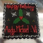 Choc Xmas cake